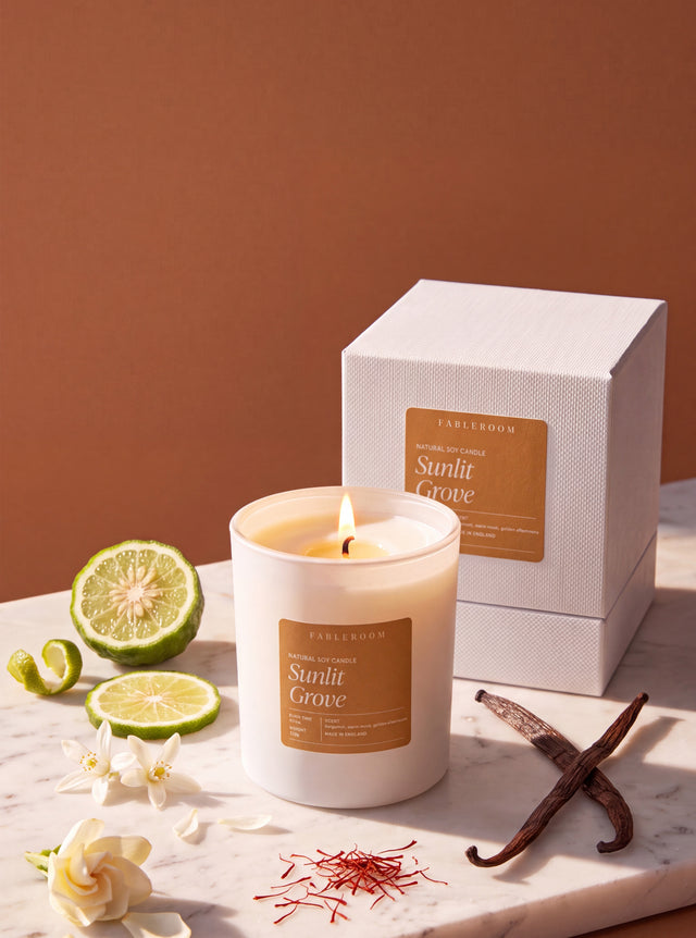 Sunlit Grove Soy Wax Candle