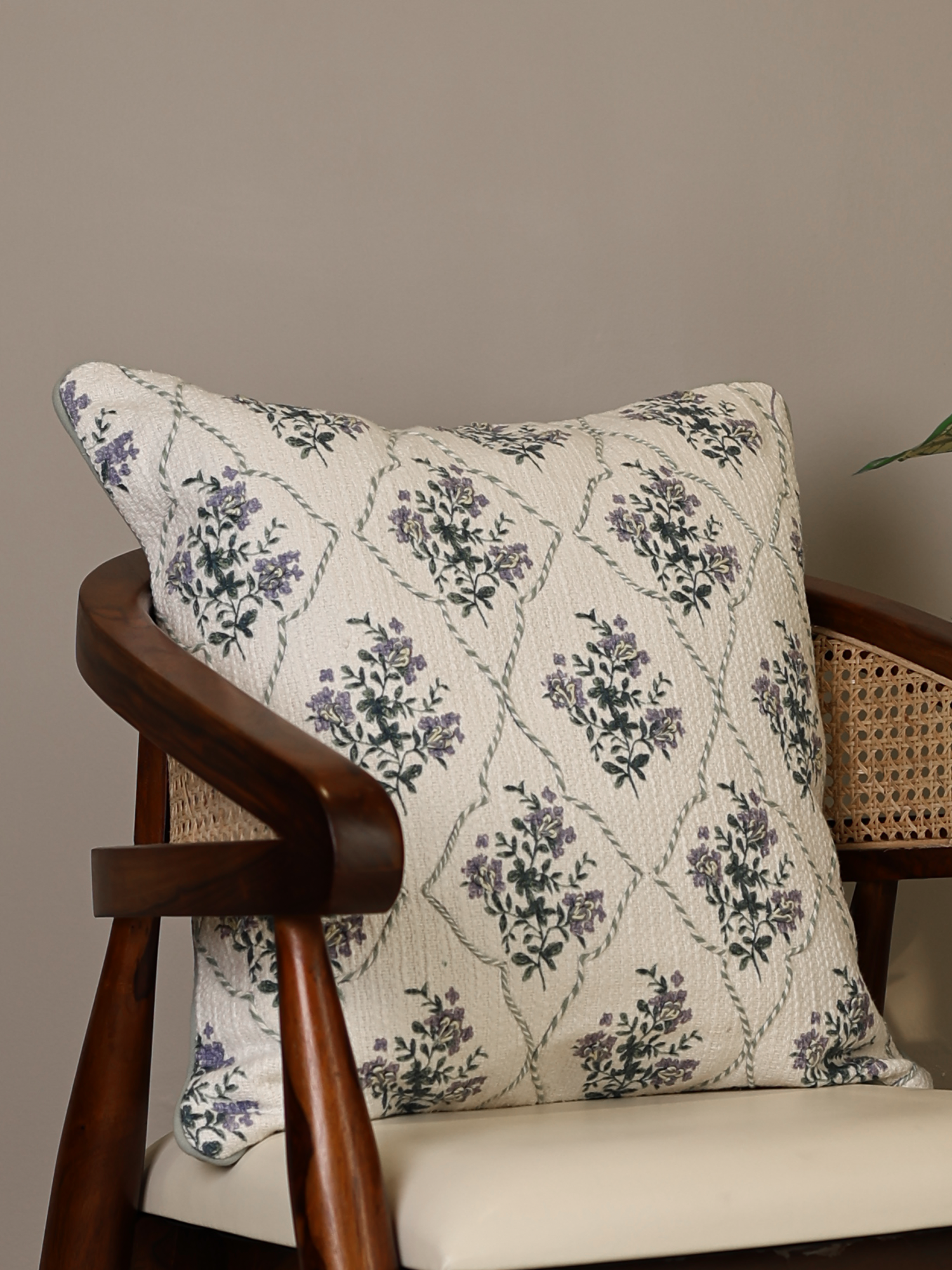 Lara Cotton Floral Cushion