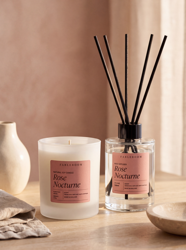 Rose Nocturne Soy Wax Candle