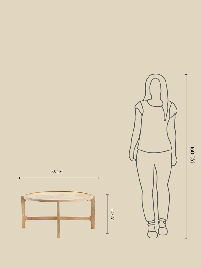 Lisa Mango Wood Side Table