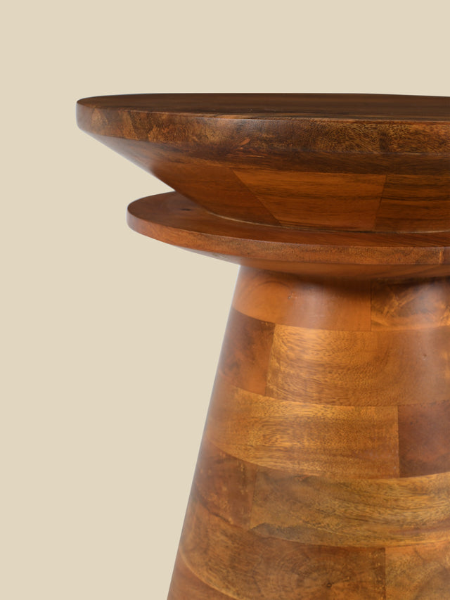 Opal Wooden Side Table