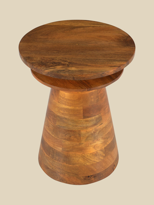 Opal Wooden Side Table