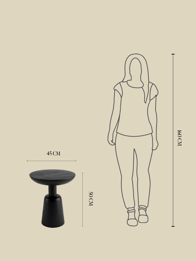 Nysa Wooden Side Table