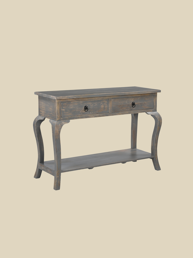 Rustic Haven Console Table - Grey