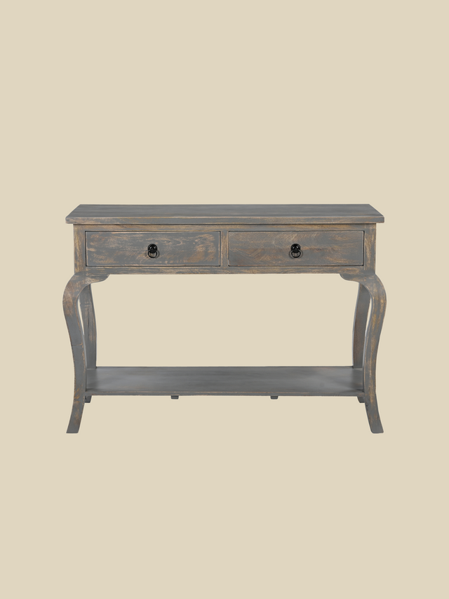 Rustic Haven Console Table - Grey
