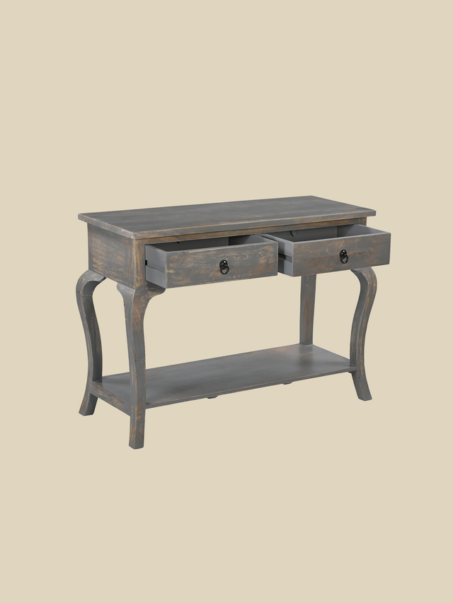 Rustic Haven Console Table - Grey