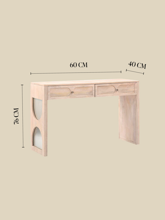 Veya Two Drawer Console Table