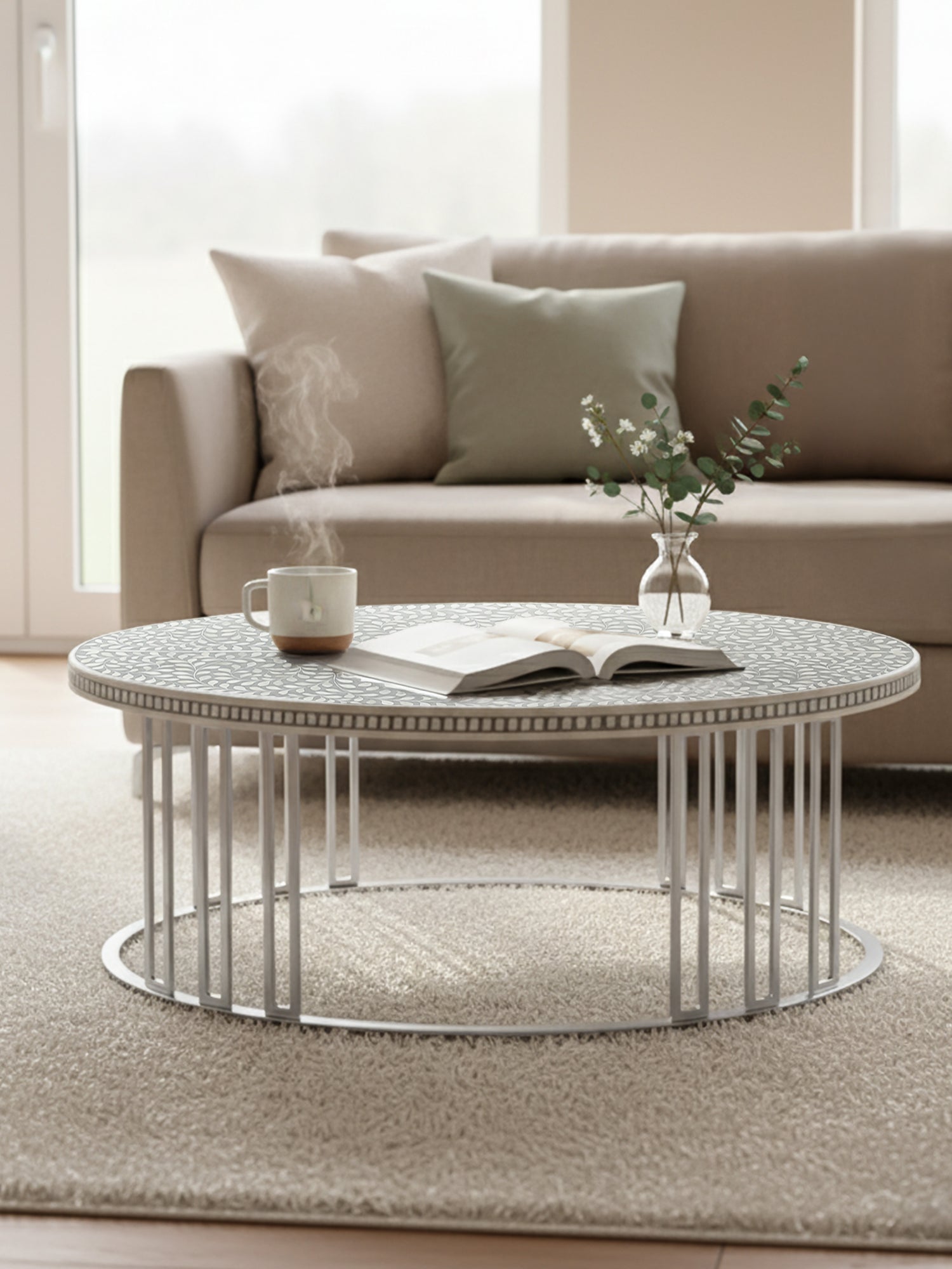 Karen Bone Inlay Coffee Table
