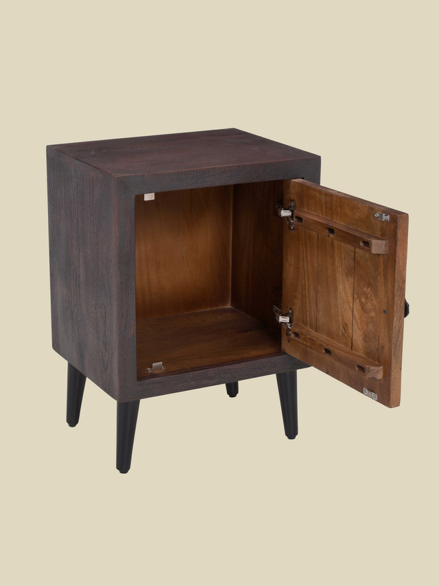 Zina Wooden Bedside Table