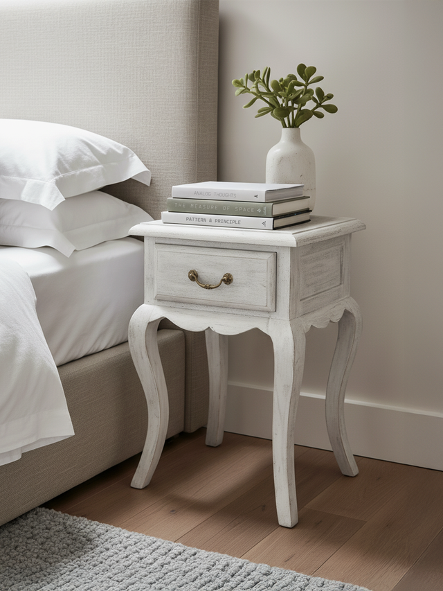 Jane Wooden Bedside Table