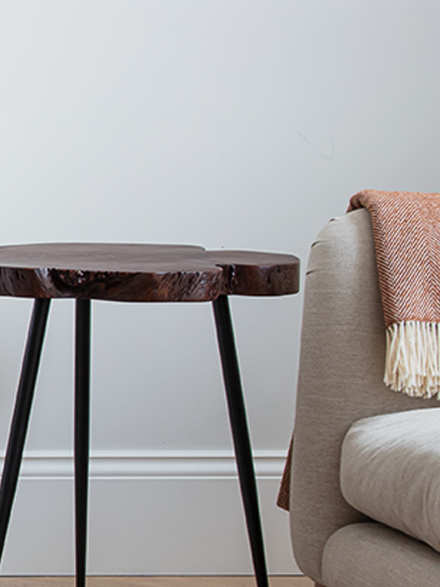 Logan Organic Shape Side Table - Large