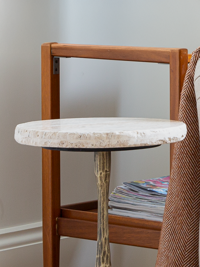 Silas Travertine Side Table Set