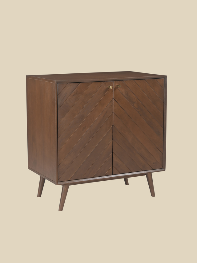 Carrie Mango Wood Two Door Cabinet