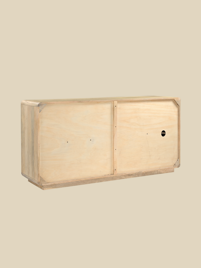 Luce Mango Wood Three Door Cabinet