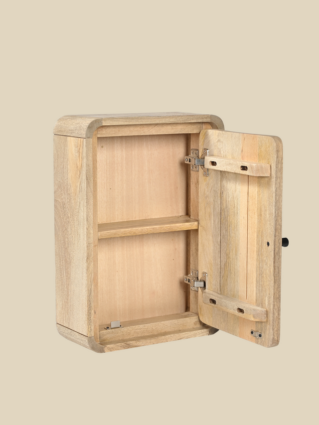 Luce Mango Wood One Door Cabinet