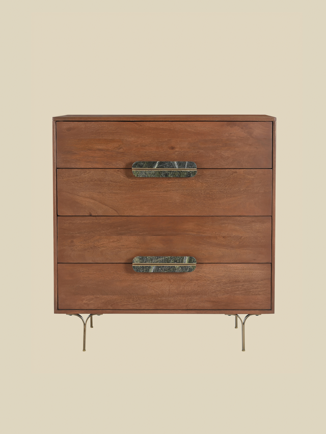 Menlo Four Drawer Wooden Chest