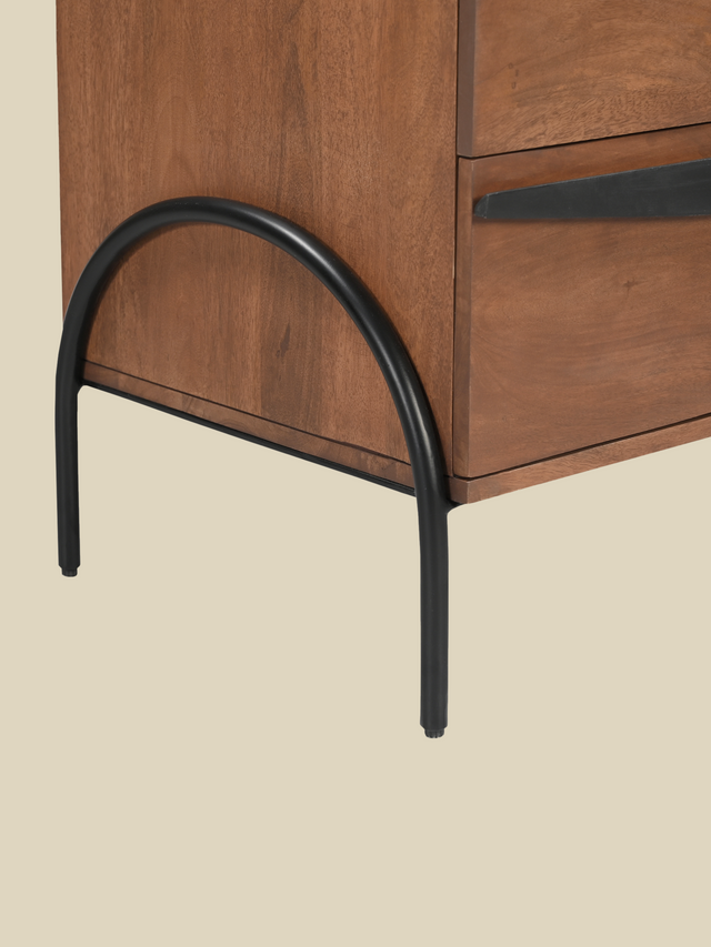 Danton Three Drawer Wooden Chest