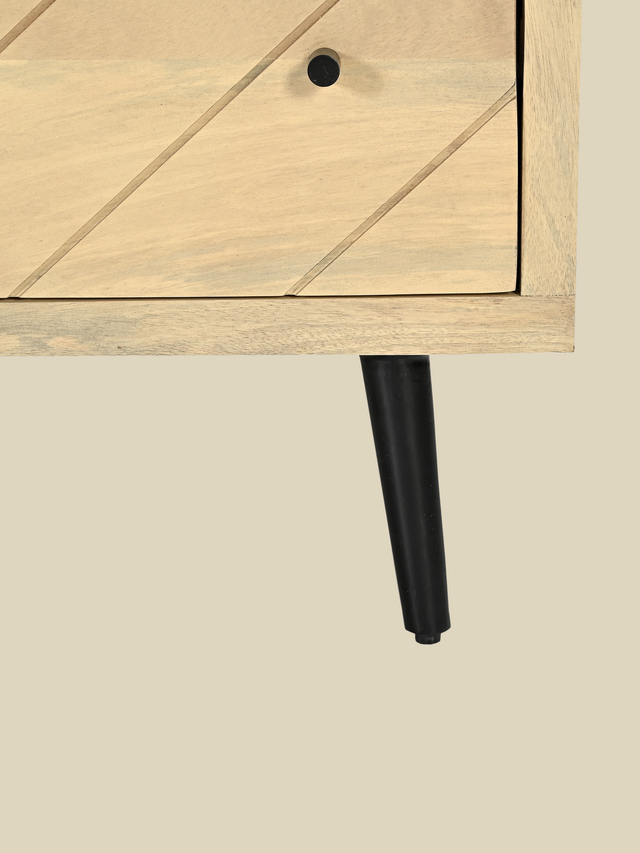 Cayman Three Drawer Wooden Chest