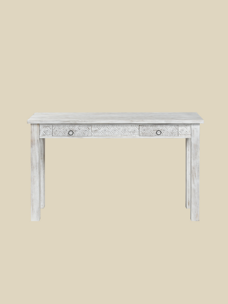 Alina Two Drawer Wooden Console Table