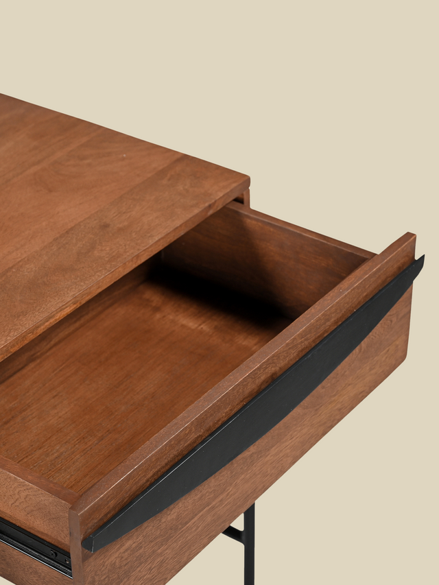 Danton Two Drawer Wooden Console Table