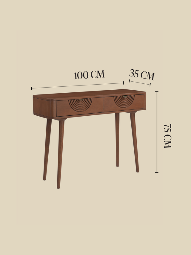 Ariso Mango Wood Console Table