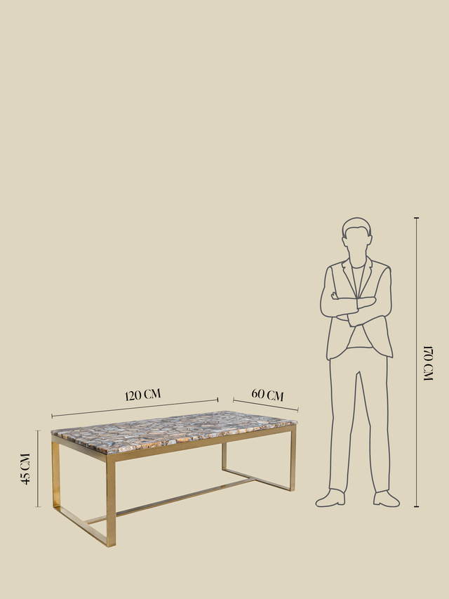 Claire Agate Coffee Table