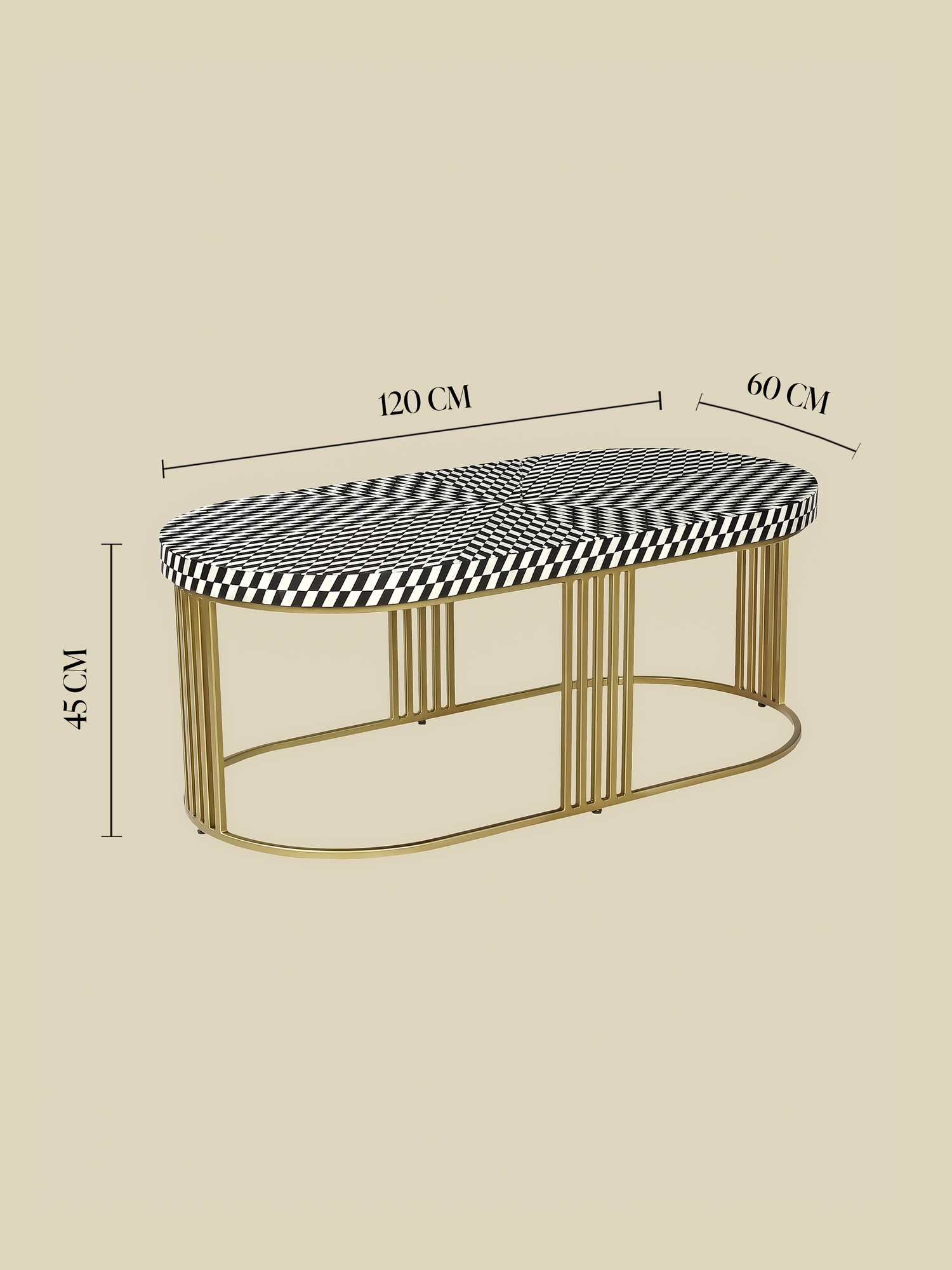 Anna Bone Inlay Coffee Table