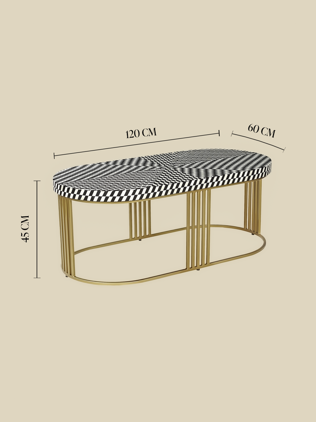 Anna Bone Inlay Coffee Table
