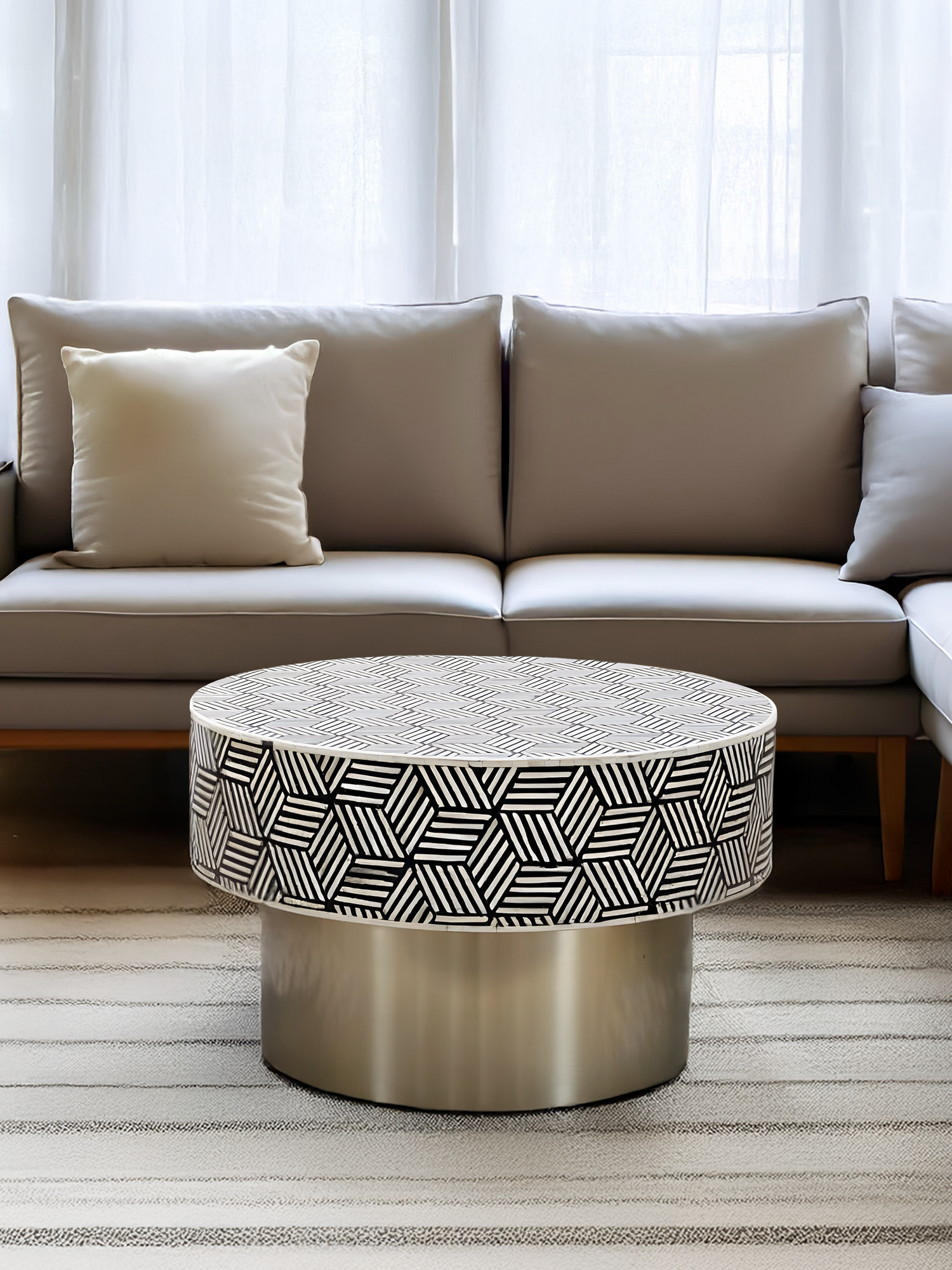 Omari Bone Inlay Coffee Table