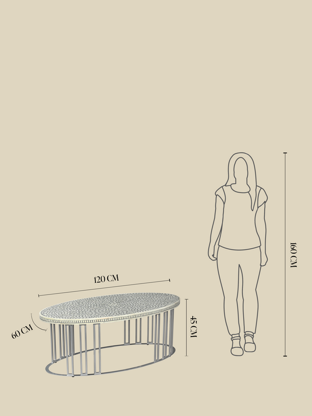 Karen Bone Inlay Coffee Table