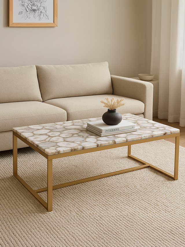 Aurelle Agate Coffee Table