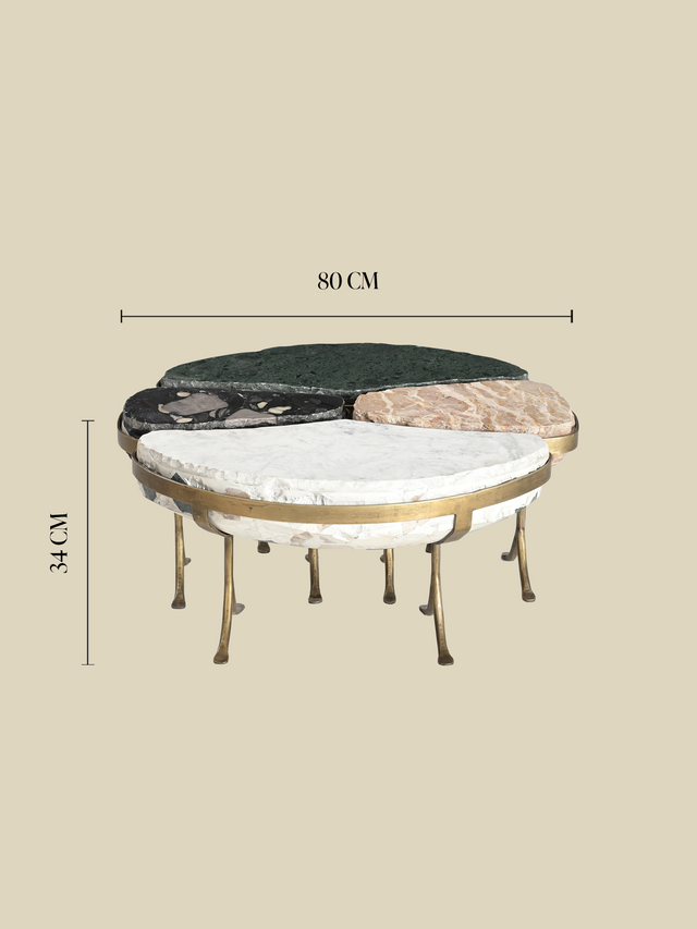 Ethan Terrazzo Coffee Table – Set of 4