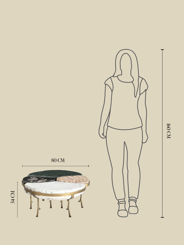 Ethan Terrazzo Coffee Table – Set of 4