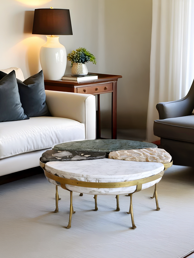 Ethan Terrazzo Coffee Table – Set of 4