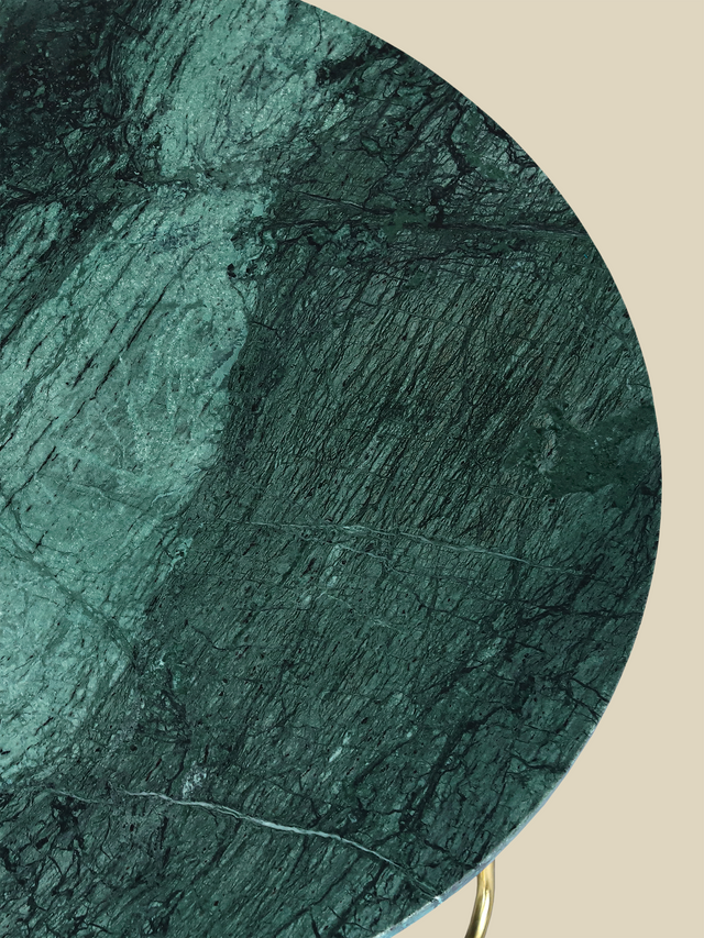 Corey Marble Coffee Table - Gold Base