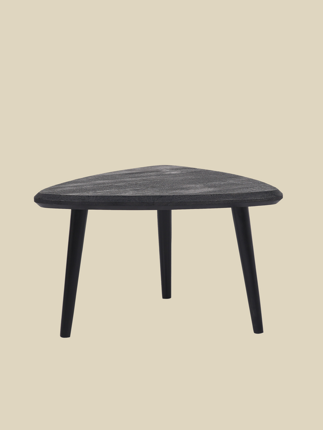 Cairo Wooden Nesting Coffee Tables - Black