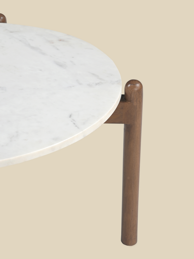 Charmie Marble Top Coffee Table
