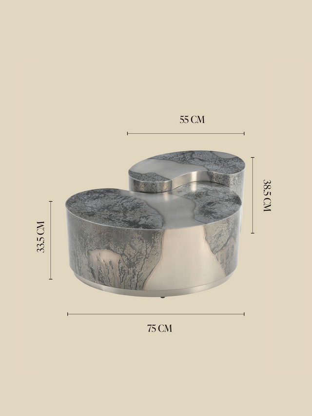 Ondine Iron Nesting Coffee Tables