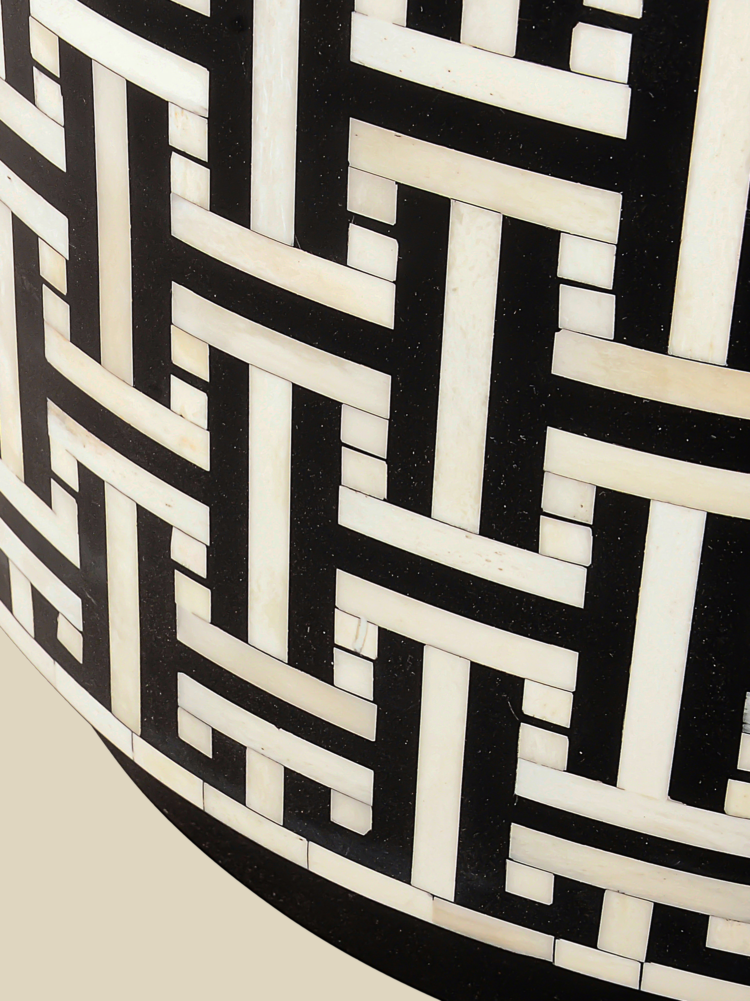 Evie Bone Inlay Side Table