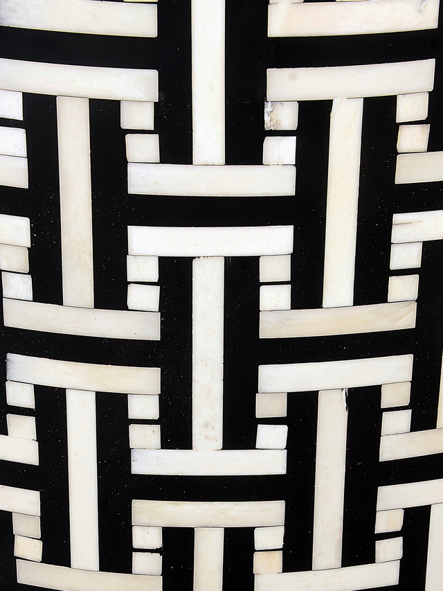 Evie Bone Inlay Side Table