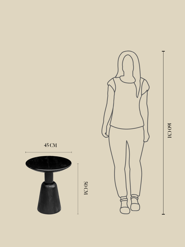 Nysa Wooden Side Table