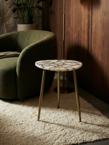 Karin Pearl Agate Side Table