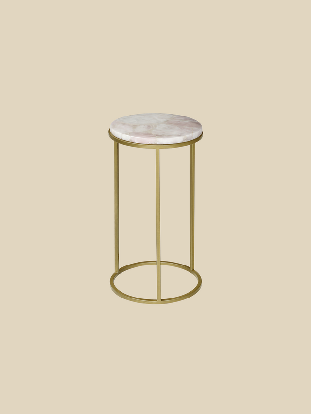 Blushara Rose Quartz End Table