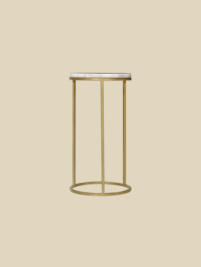 Blushara Rose Quartz End Table