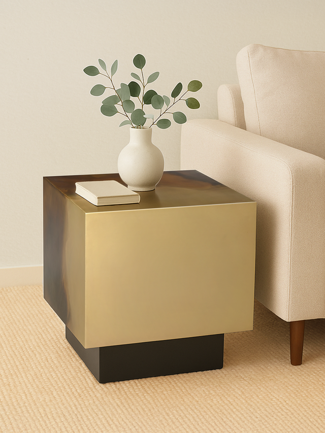 Sara Ombre Iron Side Table