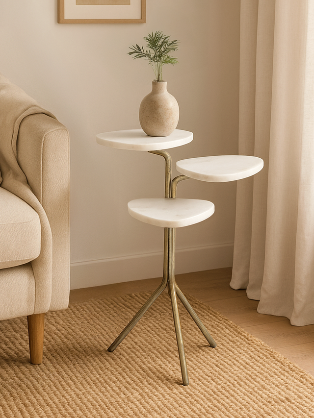 Gigi Marble Top Side Table