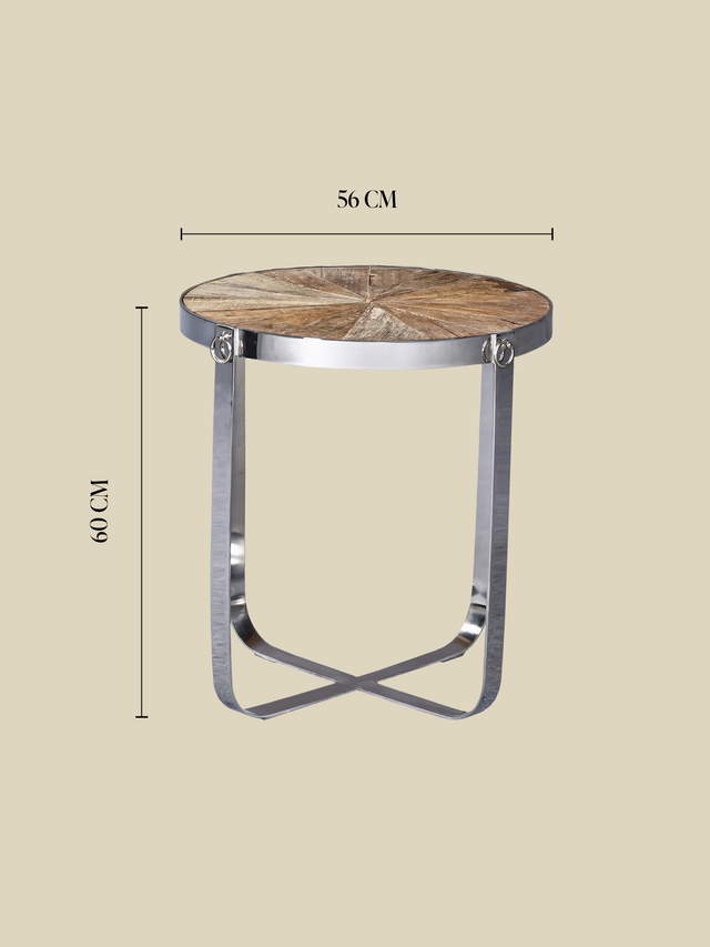 Ezio Reclaimed Wood Side Table