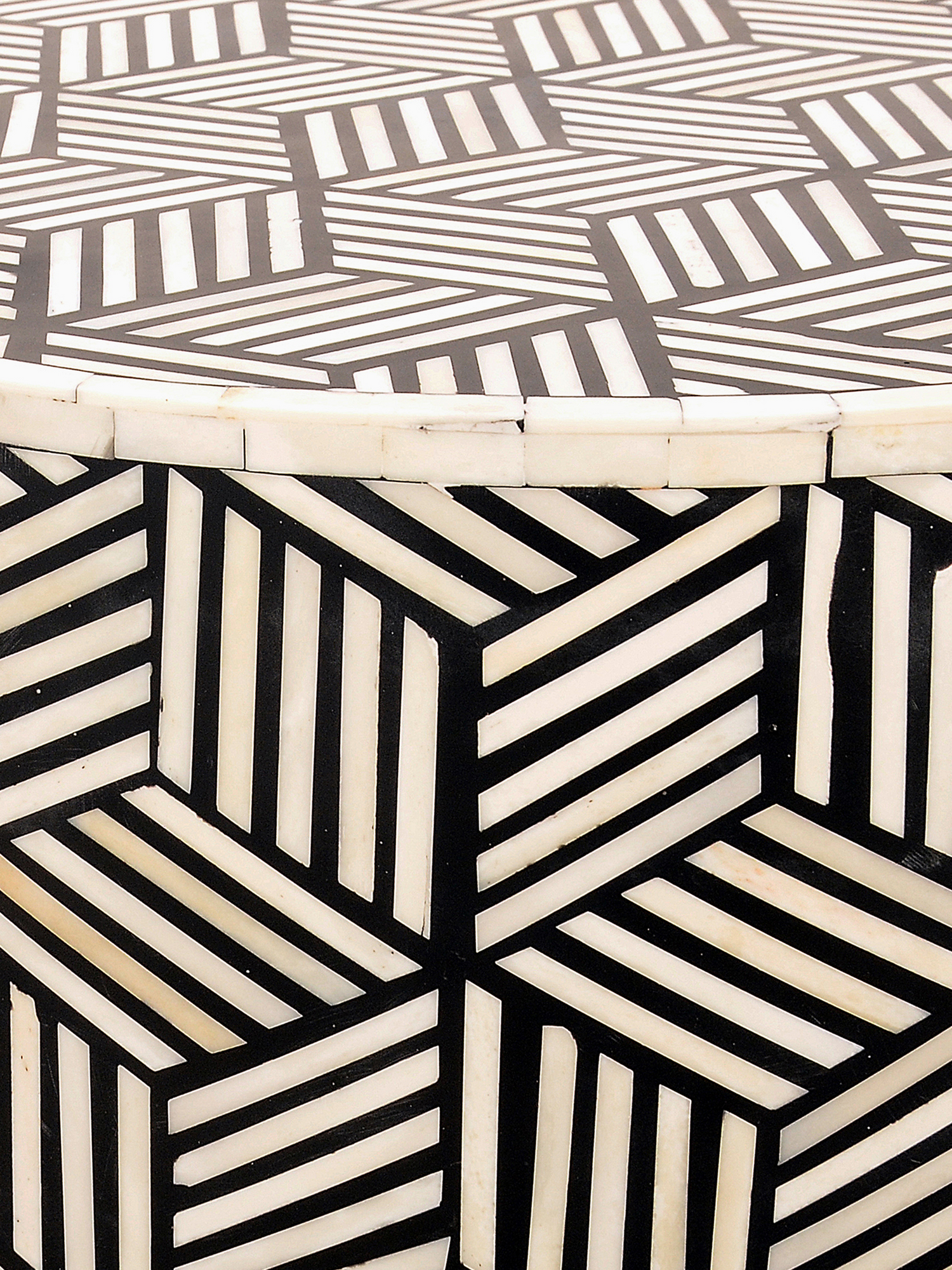 Raya Bone Inlay Side Table