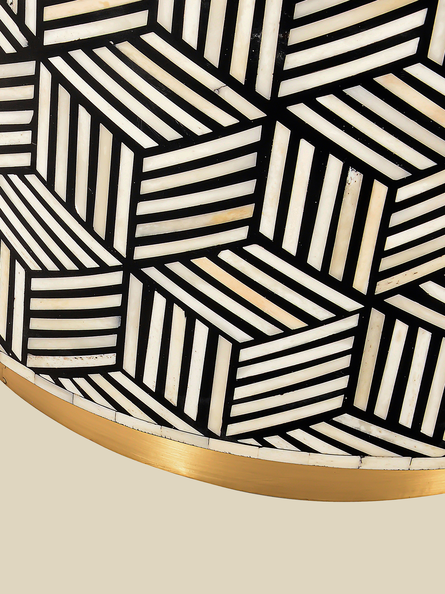 Raya Bone Inlay Side Table