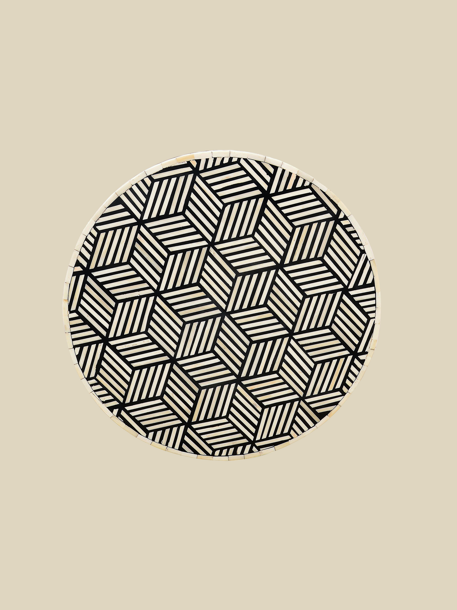 Raya Bone Inlay Side Table